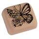 tatouage temporaire Butterfly flower